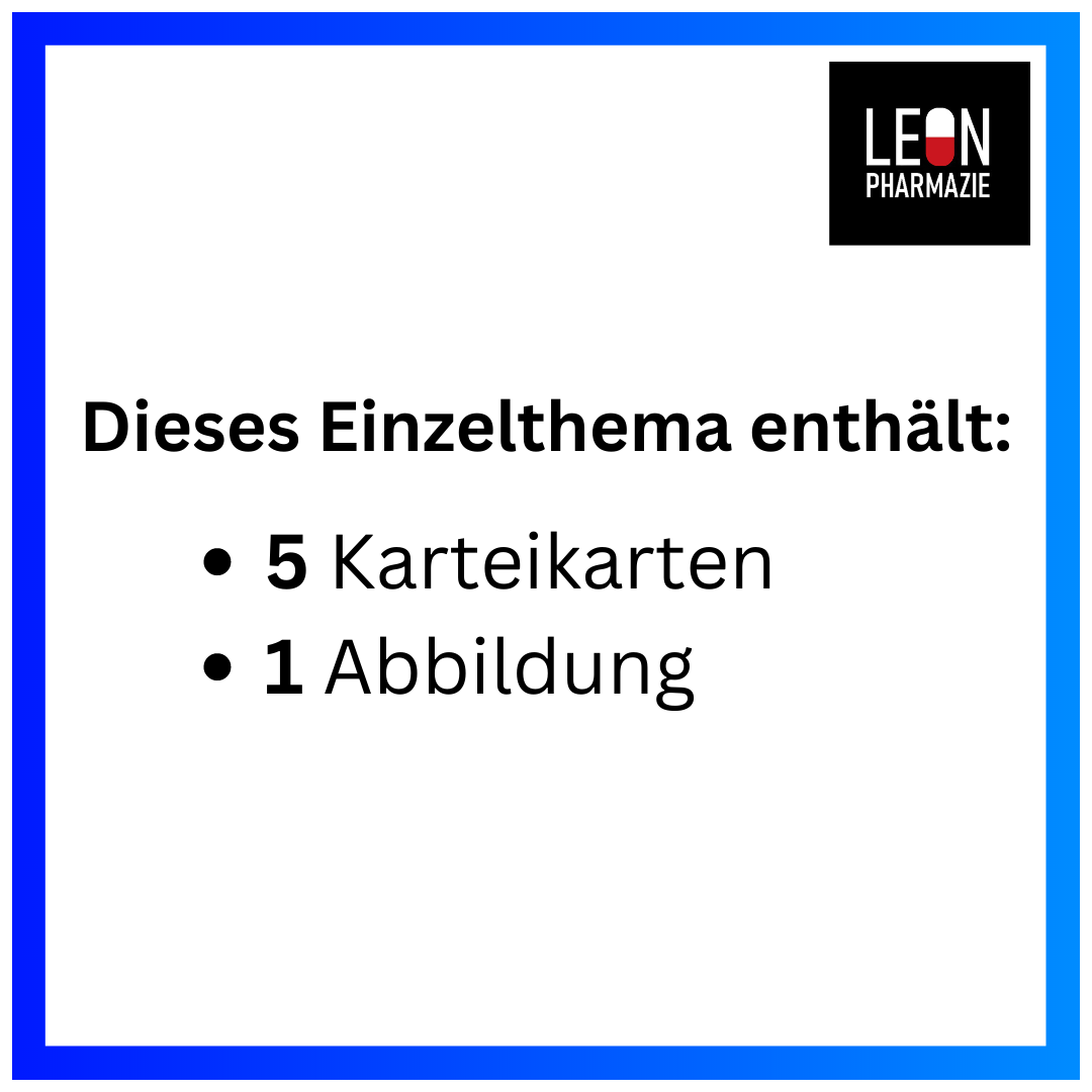 Antirheumatika (Einzelthema) - 5 Karteikarten