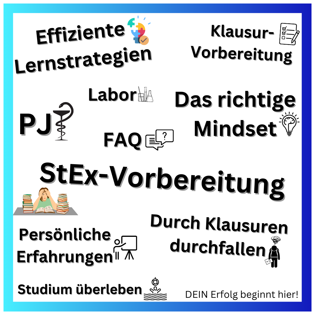 Wegbegleiter fürs Pharmaziestudium PLUS - 61 Seiten + 2 StEx-Lernpläne