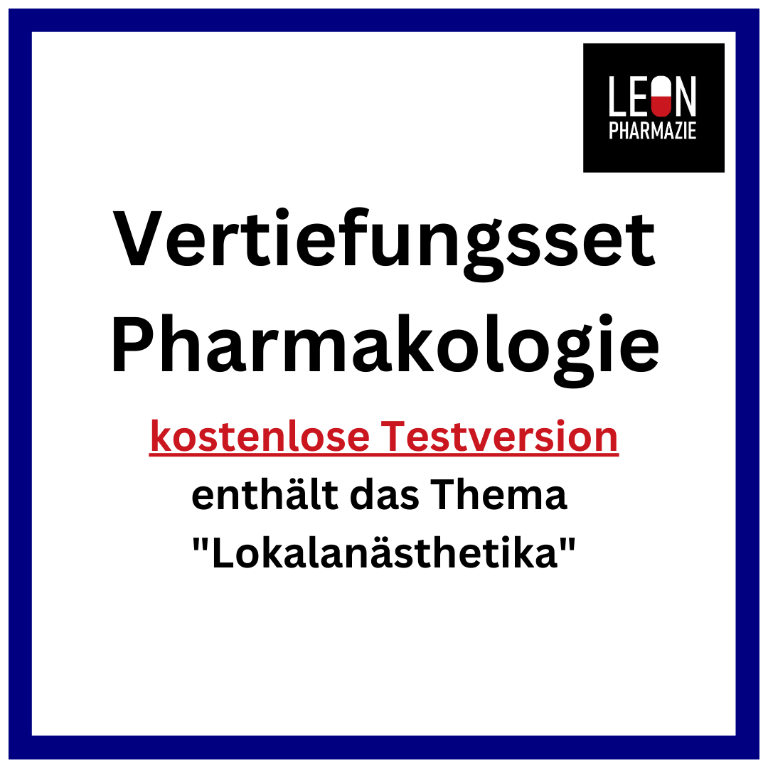 Testversion Vertiefungsset Pharmakologie - 16 Karteikarten