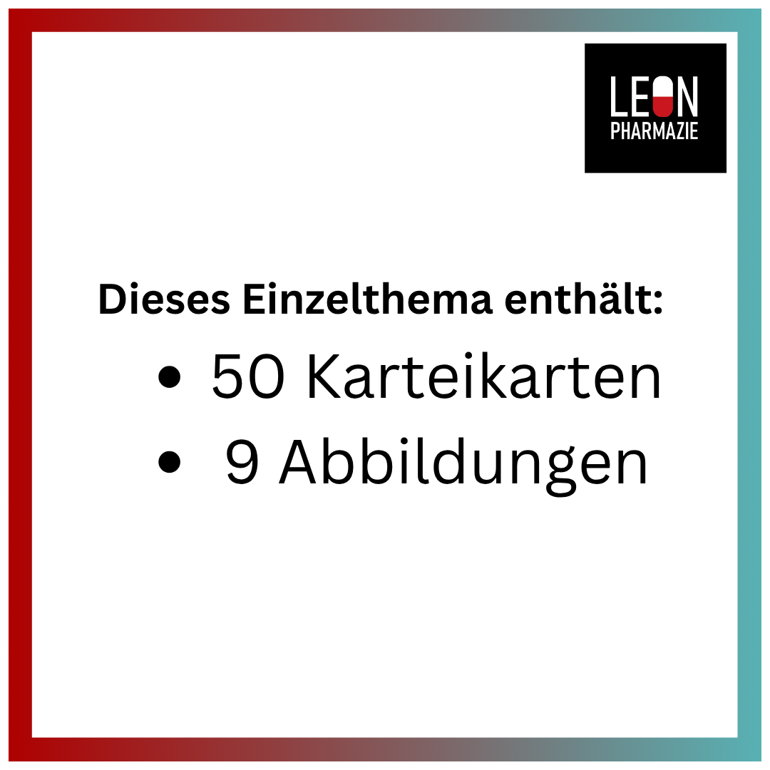 Blutpharmaka - 50 Karteikarten