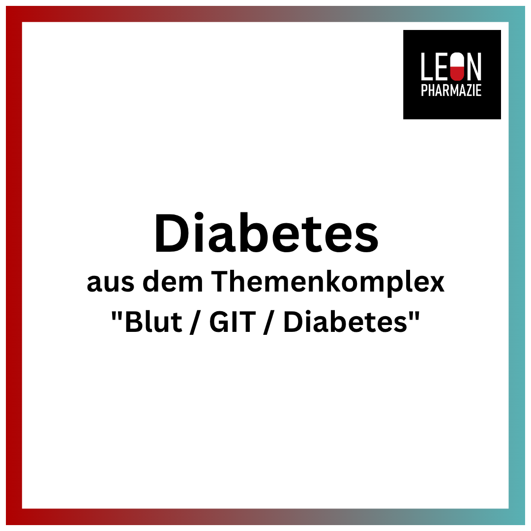Diabetes - 100 Karteikarten