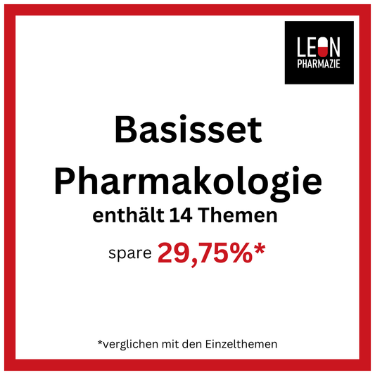 Basisset Pharmakologie - 570 Karteikarten