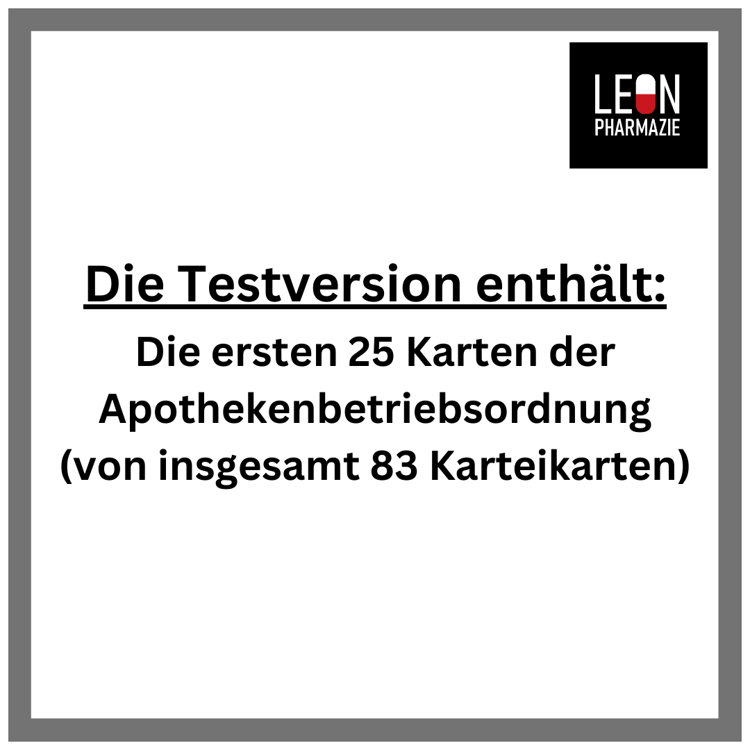 Testversion Recht fürs 3. StEx - 25 Karteikarten