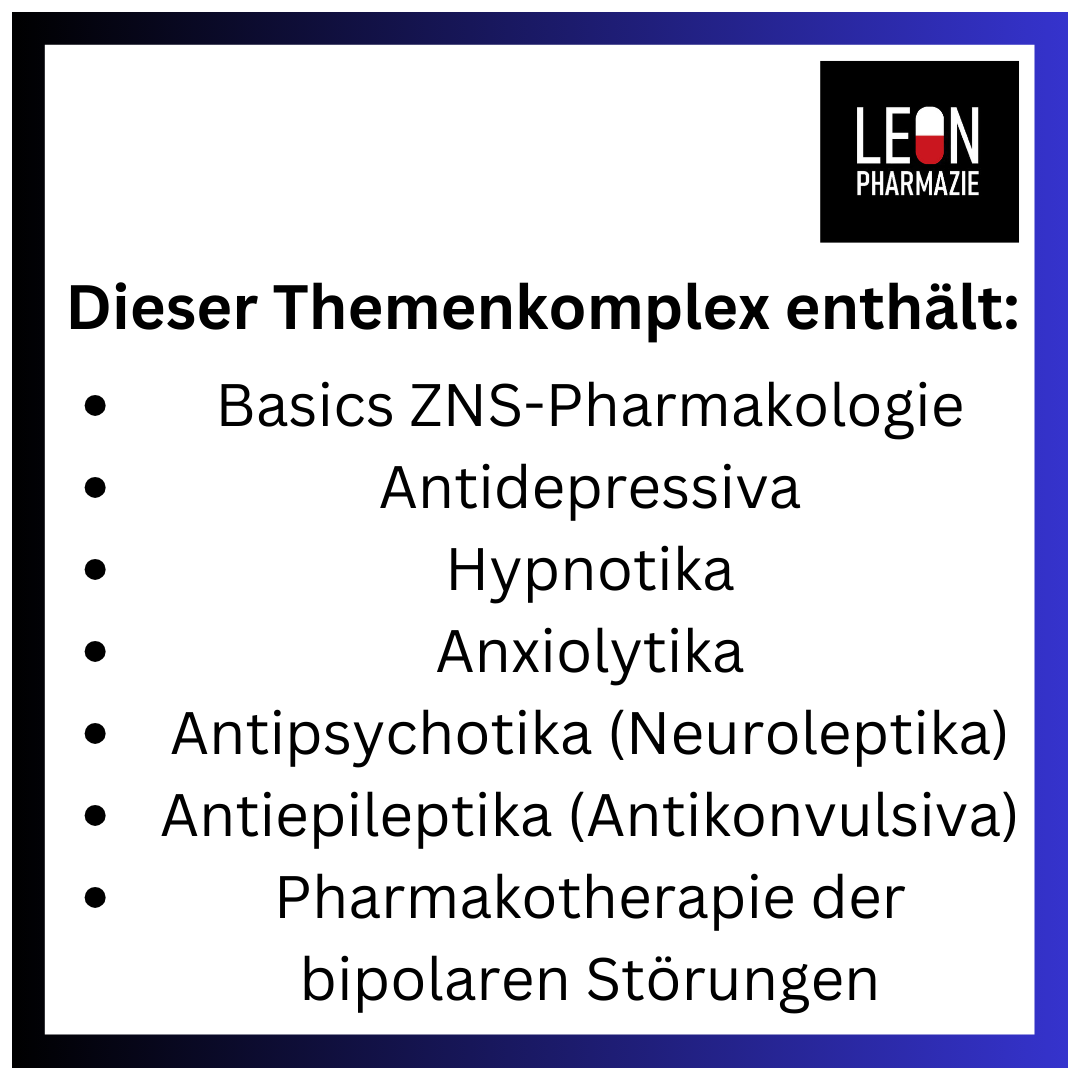 ZNS-Pharmaka (Themenkomplex) - 233 Karteikarten