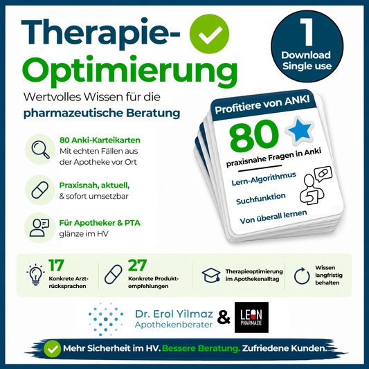 Therapieoptimierung #geradeErlebt Band 1 - 80 Karteikarten - 1 Download