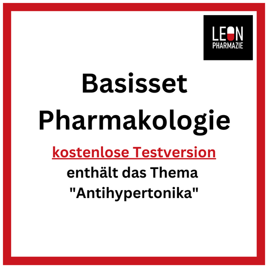 Testversion Basisset Pharmakologie - 33 Karteikarten